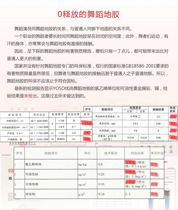 舞蹈地膠特點詳解